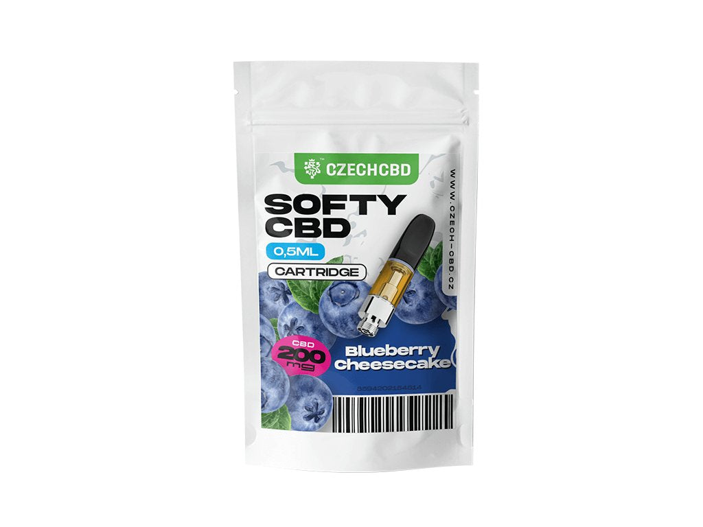 czechCBD Kartusche | 200 mg CBD | 0.5 ml Ersatzkartuschen czechcbd Blueberry Cheesecake