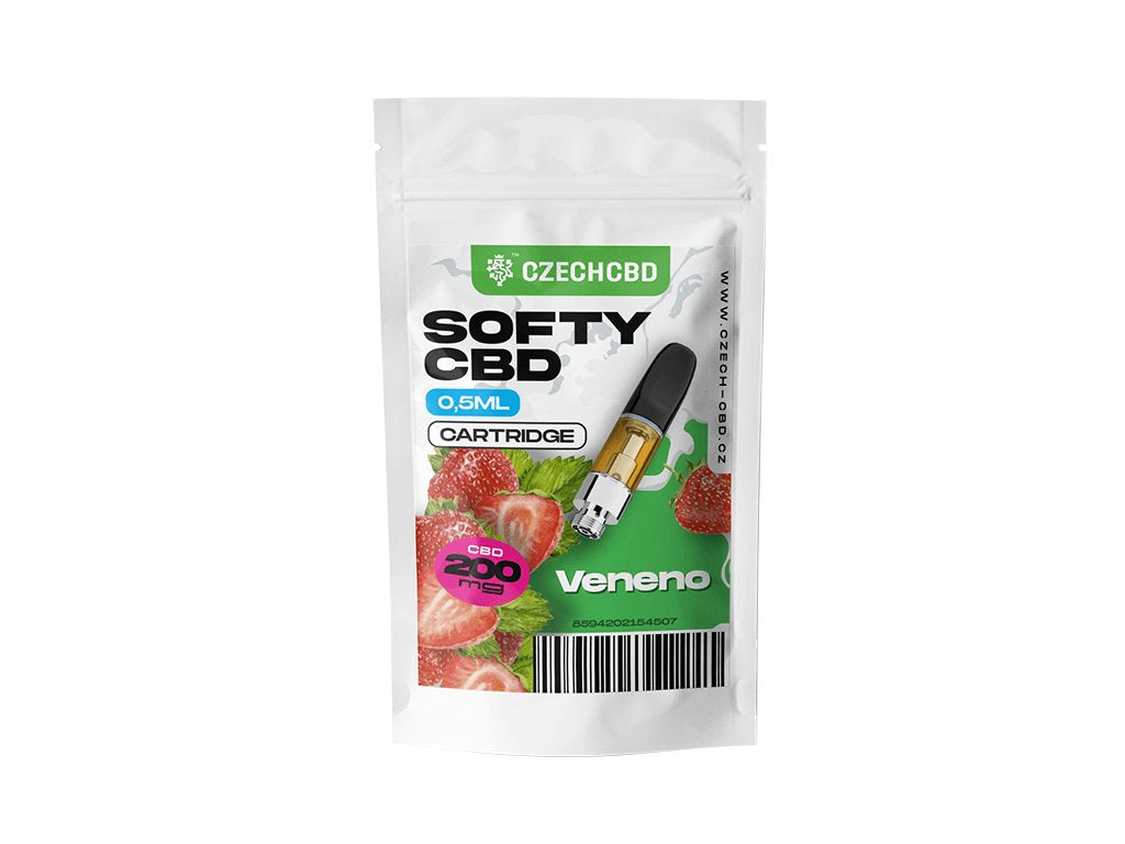 czechCBD Kartusche | 200 mg CBD | 0.5 ml Ersatzkartuschen czechcbd Veneno