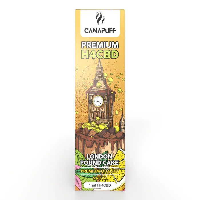 Canapuff H4CBD Vape - Einweg-Vape | London Pound Cake - 96% - 1ml Vape Canapuff