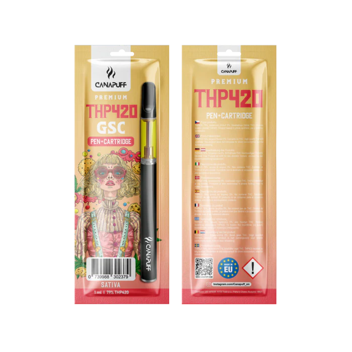 Canapuff THP420 Vape Set - Pen + Kartusche | GSC - 79% - 1ml Vape Canapuff