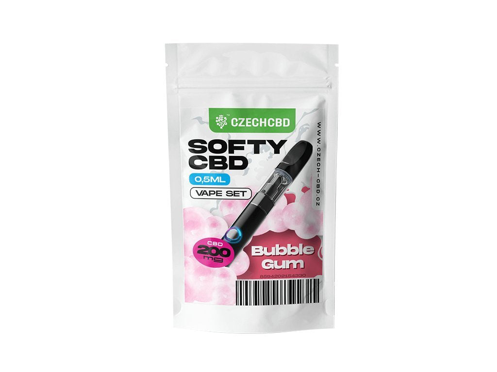 czechCBD Vapeset inkl. 200 mg CBD | 0.5 ml Vapeset czechcbd Bubblegum