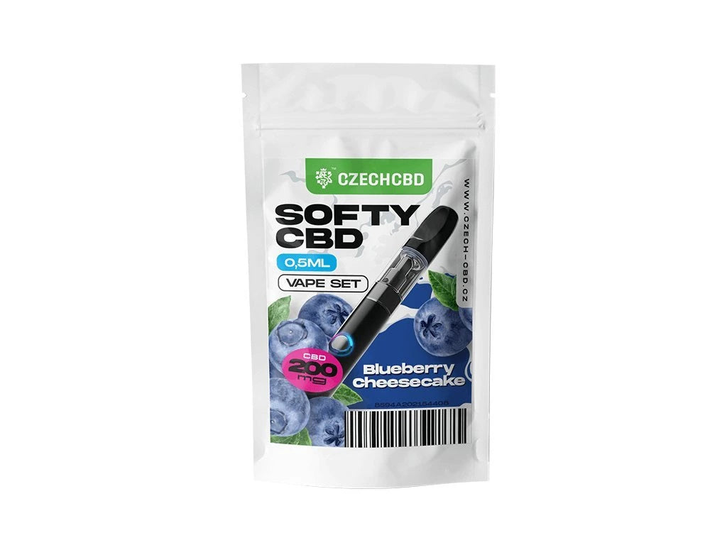 czechcbd Vapeset – Blueberry Cheesecake inkl. Diamond Pen & 200 mg CBD (0,5 ml)