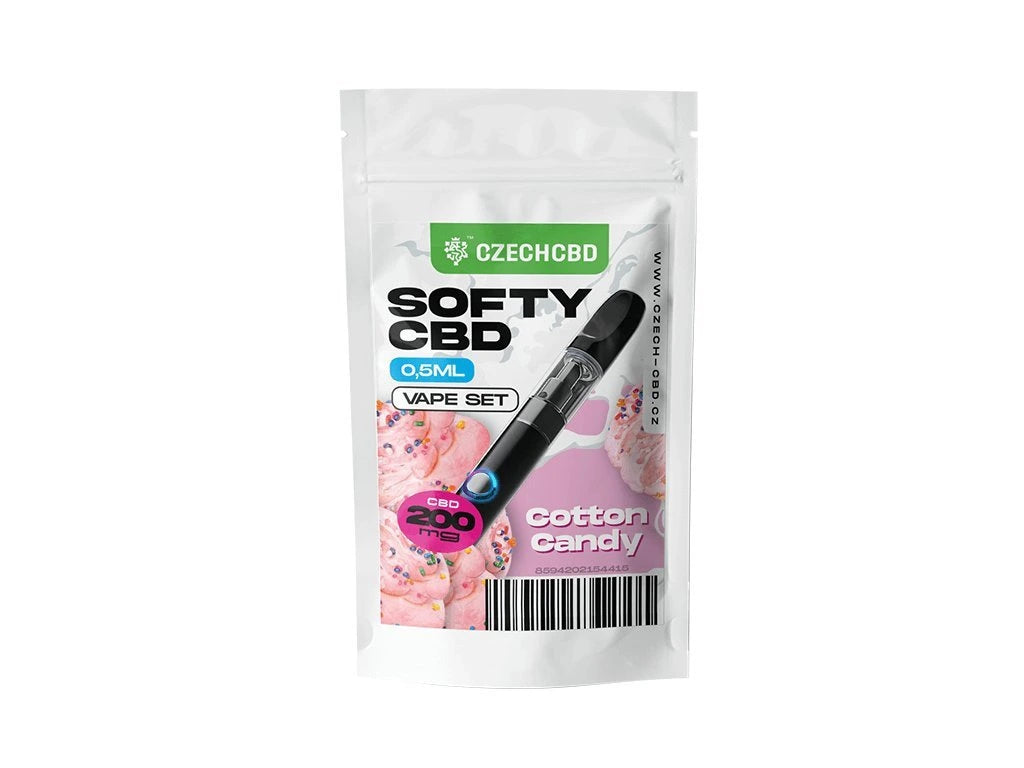 czechcbd Vapeset – Cotton Candy inkl. Diamond Pen & 200 mg CBD (0,5 ml)