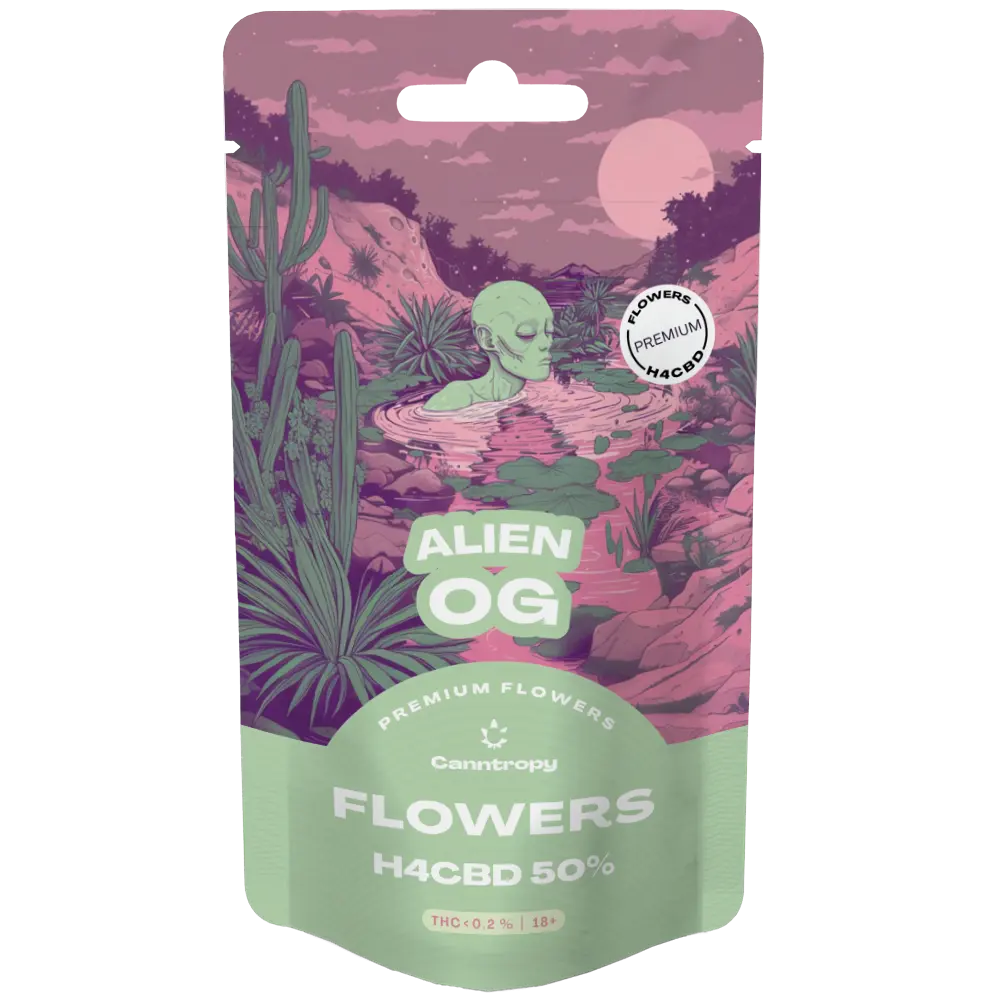 Canntropy H4CBD Blüten | Alien OG - 50% Brands of Hemp