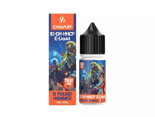 Canapuff 10-OH-HHCP E-Liquid 9 Pound Hammer 1500mg 10ml