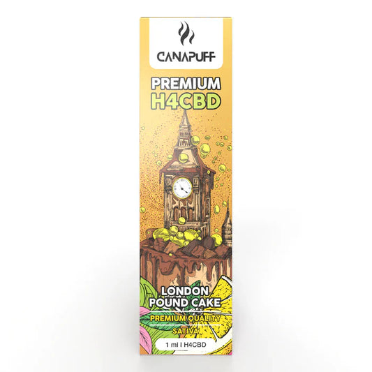 Canapuff H4CBD Vape - Einweg-Vape | London Pound Cake - 96% - 1ml Vape Canapuff