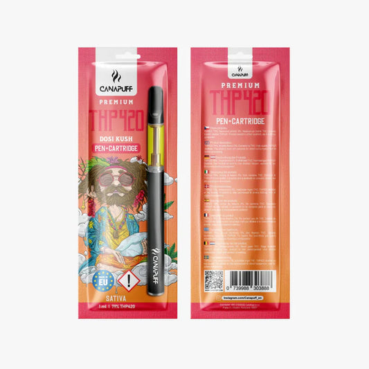 Canapuff THP420 Vape Set - Pen + Kartusche | Dosi Kush - 79% - 1ml Vape Canapuff