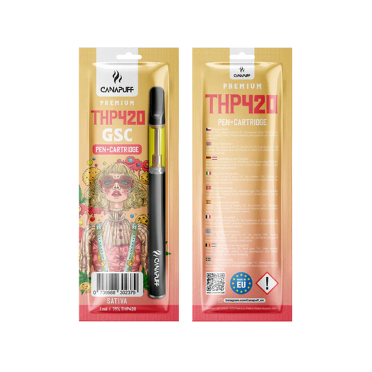 Canapuff THP420 Vape Set - Pen + Kartusche | GSC - 79% - 1ml Vape Canapuff
