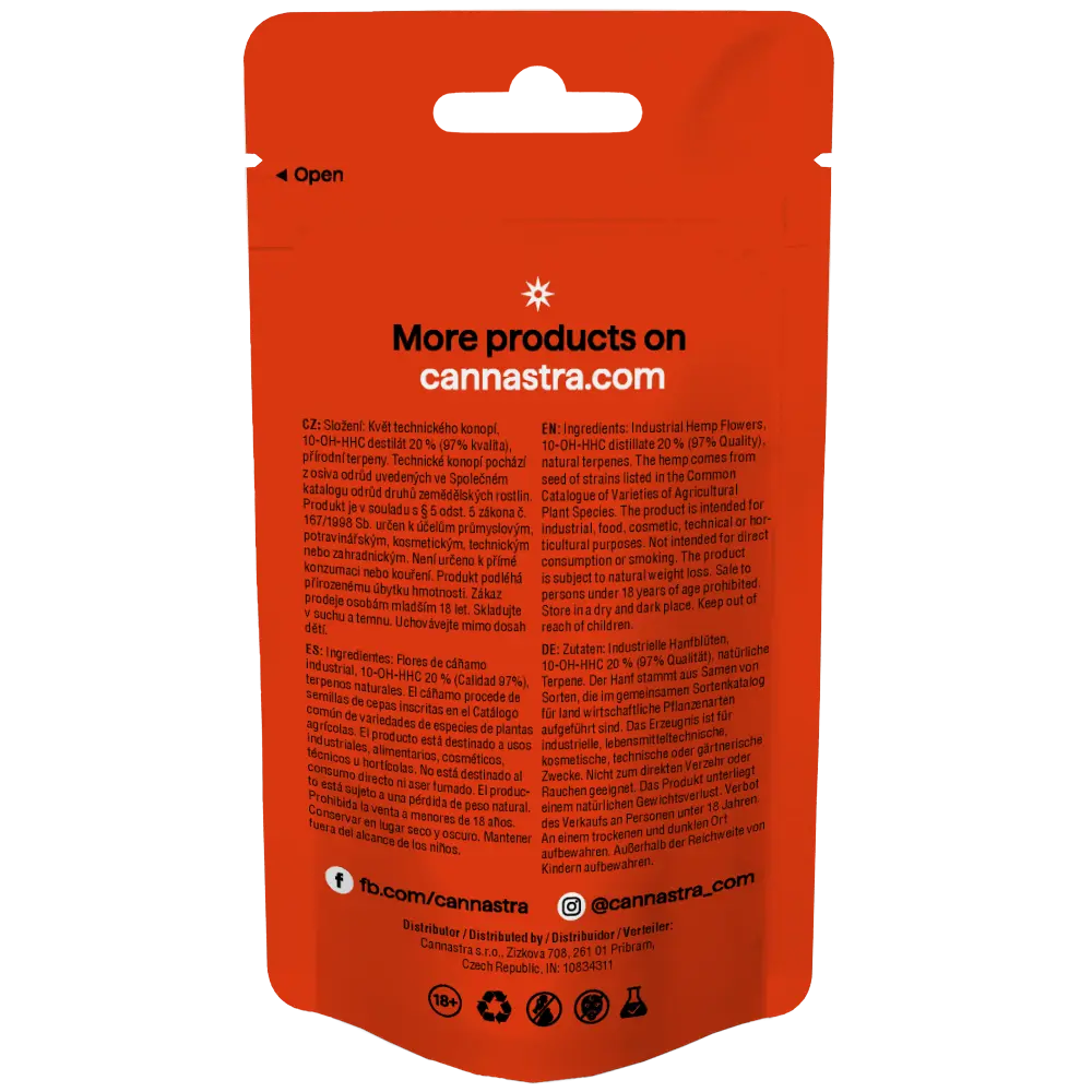 Cannastra 10-OH-HHC Blüten Premium | Colour of Magic Blüten Cannastra