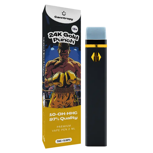 Canntropy 10-OH-HHC Vape Pen | 24K Gold Punch - 2ml Brands of Hemp