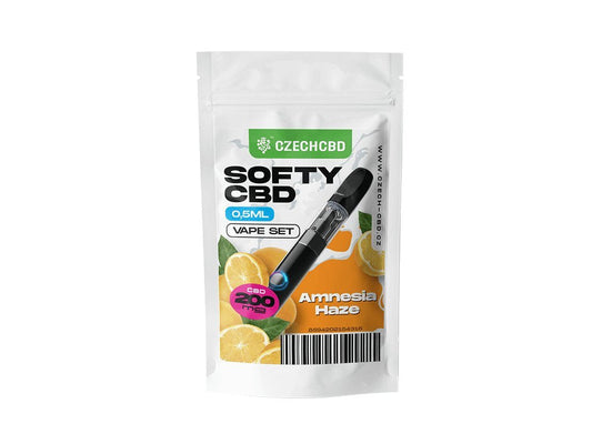 czechCBD Vapeset inkl. 200 mg CBD | 0.5 ml Vapeset czechcbd Amnesia Haze