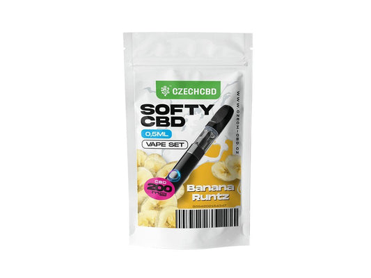 czechCBD Vapeset inkl. 200 mg CBD | 0.5 ml Vapeset czechcbd Banana Runtz