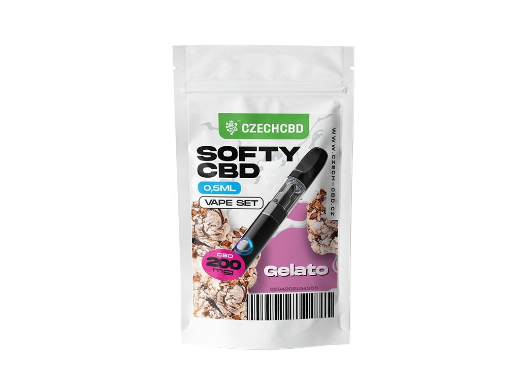 czechCBD Vapeset inkl. 200 mg CBD | 0.5 ml Vapeset czechcbd Gelato