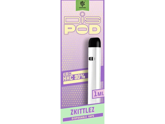 czechcbd 10-OH-HHC Vape disPOD | Zkittlez | 90% 10-OH-HHC - 1ml Vape czechcbd