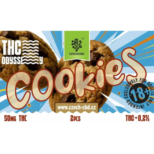 czechcbd THC Odyssey Cookies 50mg - 2er