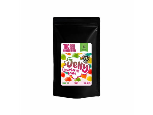 czechcbd THC Odyssey Jelly 70mg - Raspberry Cake