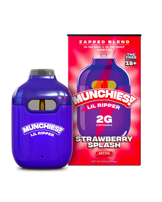 Delta Munchies Vape Pen Strawberry Splash Sativa 2g