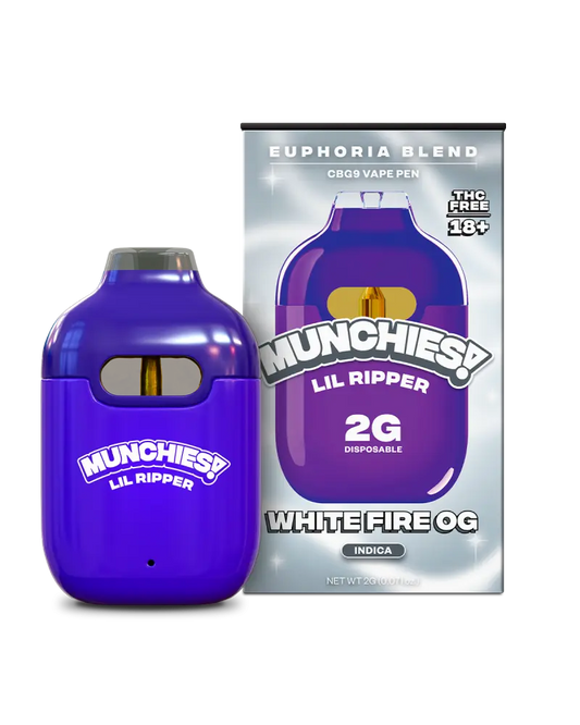 Delta Munchies Vape Pen CBG9 White Fire OG Indica 2g