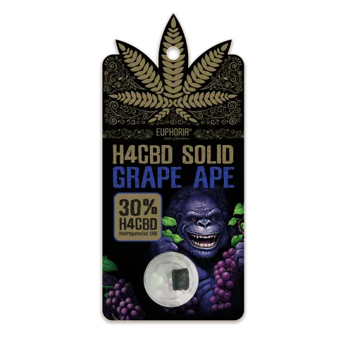Euphoria H4CBD Hasch Solid | Grape Ape | 30% H4CBD - 1g Blüten Euphoria