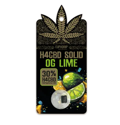 Euphoria H4CBD Hasch Solid | OG Lime | 30% H4CBD - 1g Blüten Euphoria