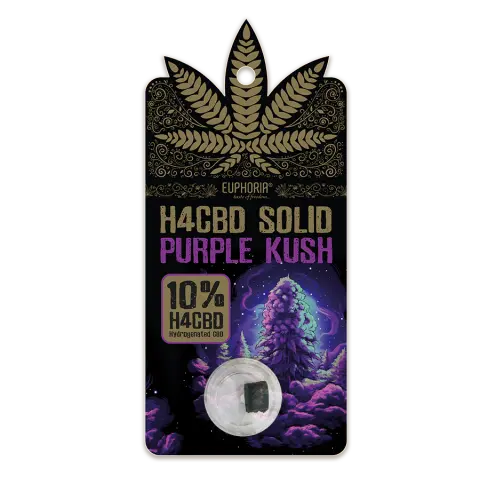 Euphoria H4CBD Hasch Solid | Purple Kush | 10% H4CBD - 1g Blüten Euphoria