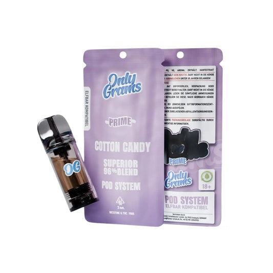 Only Grams Pod Superior Blend Cotton Candy 96% 2ml