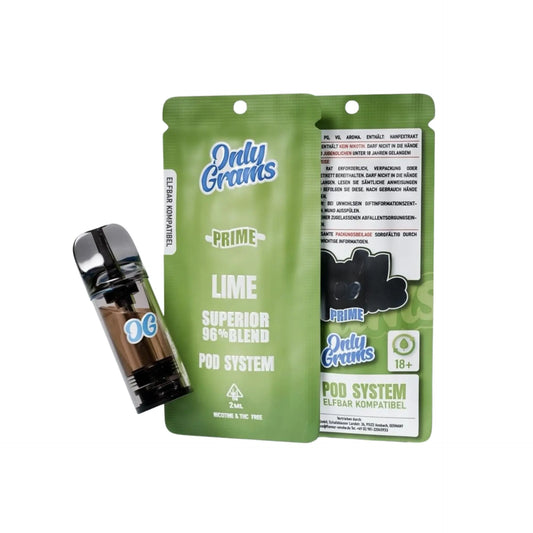 Only Grams Pod Superior Blend Lime 96% 2ml