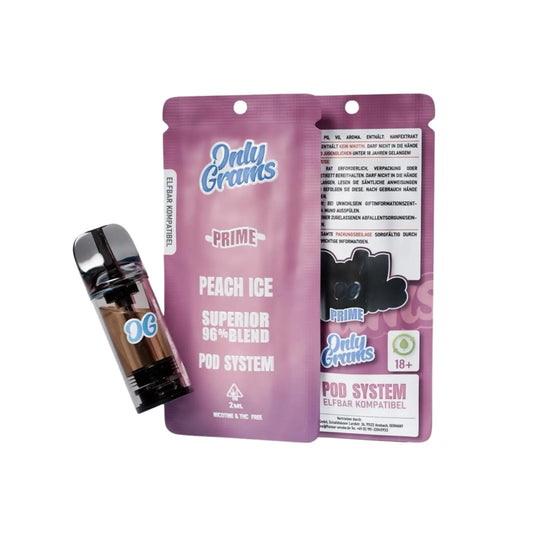 Only Grams Pod Superior Blend Peach Ice 96% 2ml