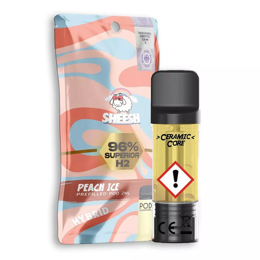 SHEESH Pod Superior Peach Ice 96% 2ml